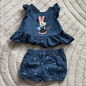 Minnie Mouse Denim Outfit